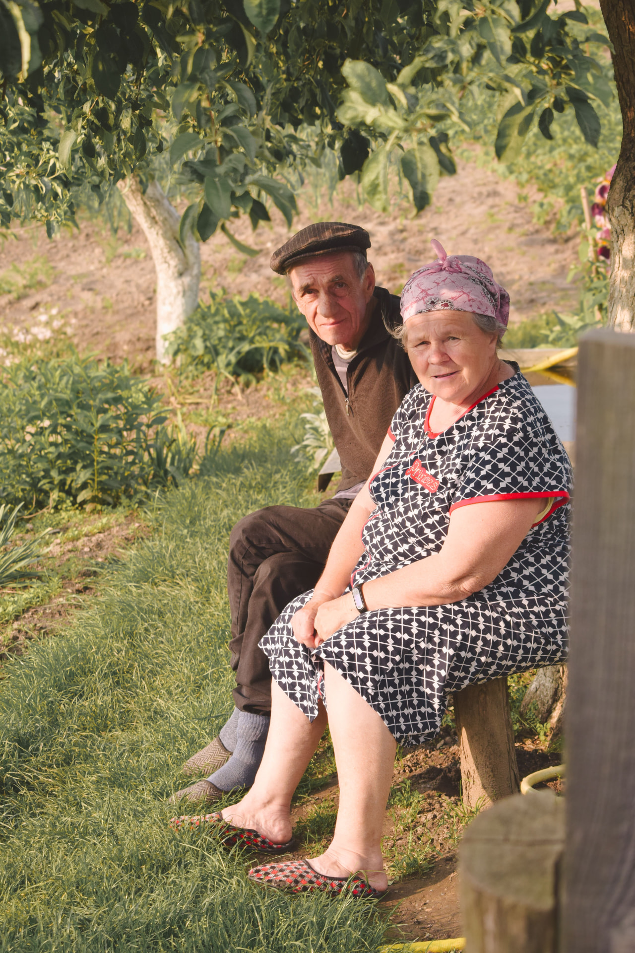 A couple enjoying a calm retirement together